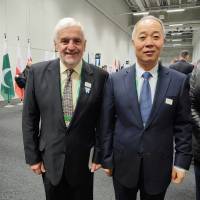 Foto: Con el viceministro de Agricultura y Asuntos Rurales de  China, MA Youxiang