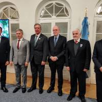 Foto: Junto a representantes del Mercosur