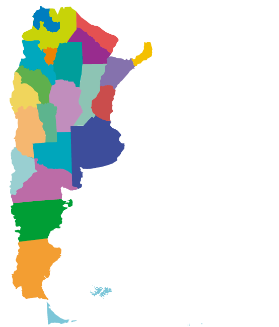 mapa argentina